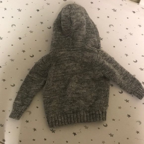 Baby hoodie fur lined hood - Picture 2 of 2